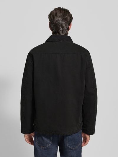 Barbour Regular fit overhemdjack van puur katoen Model 'COVE' Zwart - 5