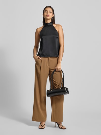 Samsøe Samsøe Top bluzkowy z wiązaniem na szyi model ‘SARHEOS’ Czarny 1