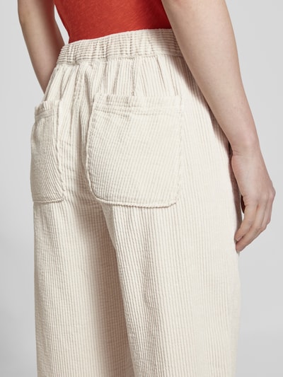 American Vintage Sweatpants van corduroy, model 'PADOW' Ecru - 3