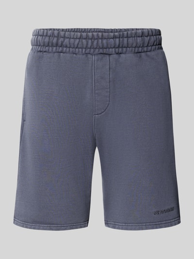 PEGADOR Sweatshorts mit elastischem Bund und Logo-Stitching Dunkelblau 2