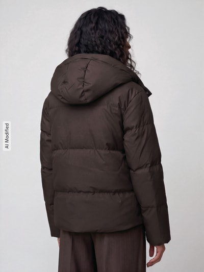 VERO MODA Steppjacke mit abnehmbarer Kapuze Schoko 5