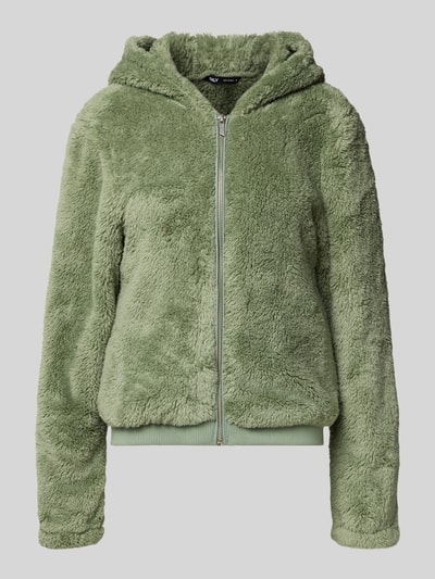 Only Regular Fit Teddyfelljacke mit Kapuze Modell 'NEW ANNA' Schilf 2