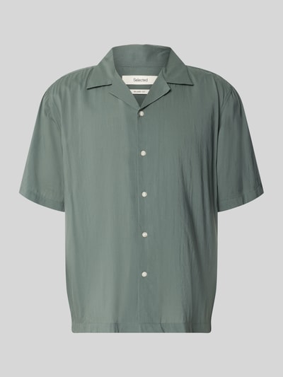 Selected Homme Koszula casualowa o kroju relaxed fit z mieszanki bawełny model 'RELAXAIR' Jasnozielony 2