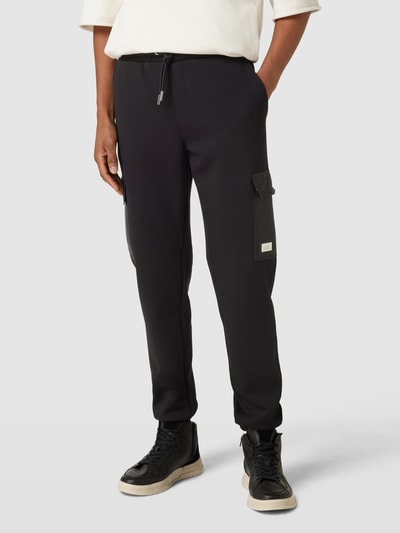 Karl Lagerfeld Sweatpants mit Cargotaschen Black 4