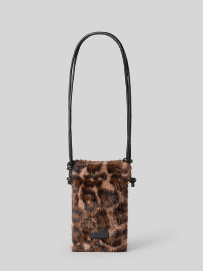 Barts Handytasche mit Felloptik Modell 'Malinna' Hellbraun 1