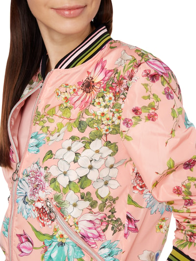 Marc Cain Bomber mit floralem Muster Rosa 3