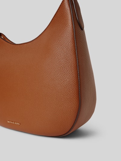 MICHAEL Michael Kors Torba hobo z naturalnej skóry bydlęcej model ‘KENSONGTON’ Koniakowy 2