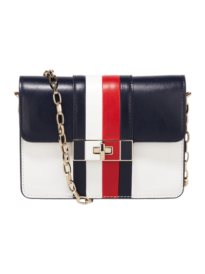 Tommy Hilfiger Crossbody Bag aus echtem Leder Marineblau 2