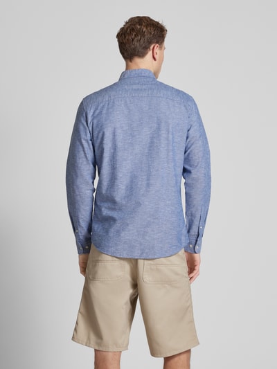 Jack & Jones Freizeithemd mit Knopfleiste Rauchblau 5