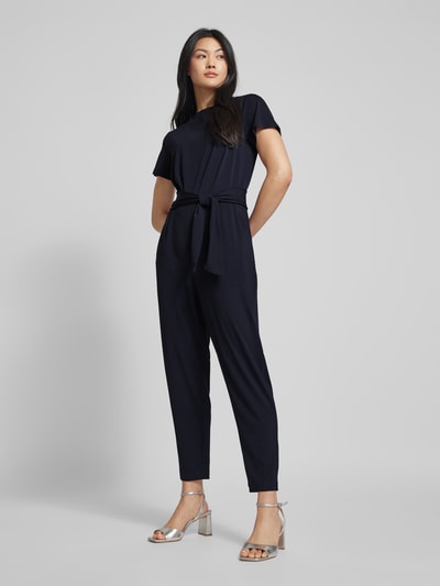 Betty Barclay Jumpsuit mit Bindegürtel Marine 1