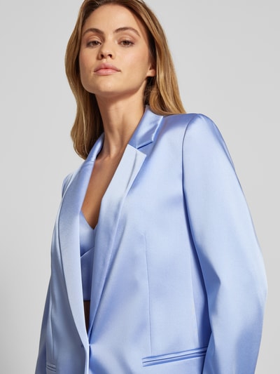 Jake*s Cocktail Regular fit blazer met paspelzakken Bleu - 3