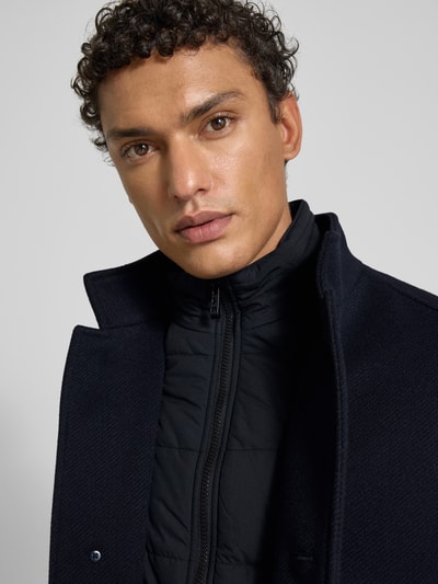 MCNEAL Mantel mit Stehkragen Dunkelblau 3