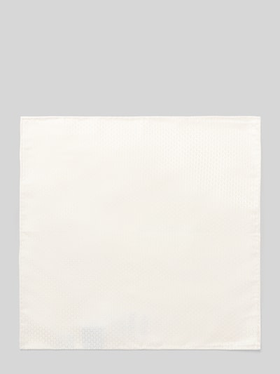 OLYMP Einstecktuch aus Seide mit Jacquardstruktur Ecru 2