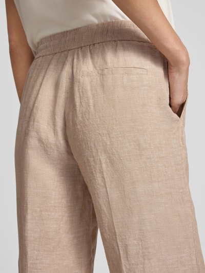 OPUS Spodnie materiałowe o skróconym kroju model ‘Maikito’ Beżowy 3