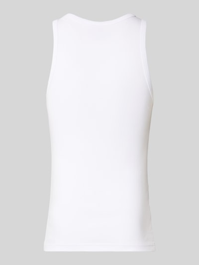 Produktfoto, Tanktop met ronde hals van puur katoen, regular fit, labelstitching, set van 2, Polo Ralph Lauren, wit, glad textuur