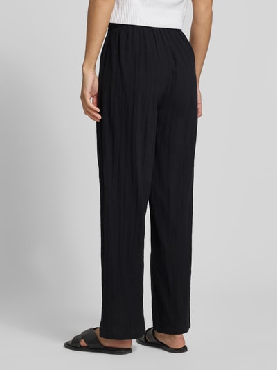 ONLY Loose Fit Weite Hose aus reiner Baumwolle Modell 'TIZANA' Black 5