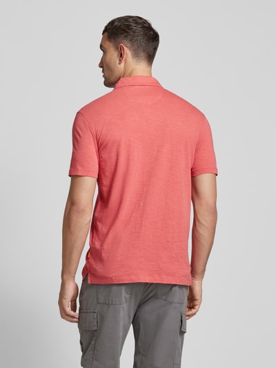 camel active Poloshirt mit Label-Stitching Hellrot 2