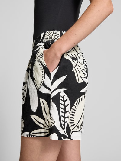 s.Oliver RED LABEL Relaxed Fit Shorts aus Leinen-Viskose-Mix Black 3