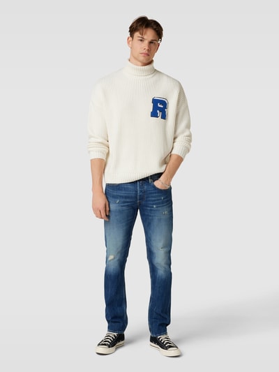 Replay Regular Fit Jeans im Used-Look Modell 'GROVER' Dunkelblau 1