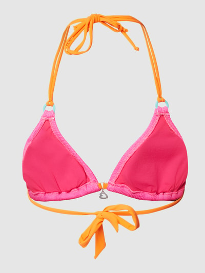 Banana Moon Bikini-Oberteil im Colour-Blocking-Design Pink 3