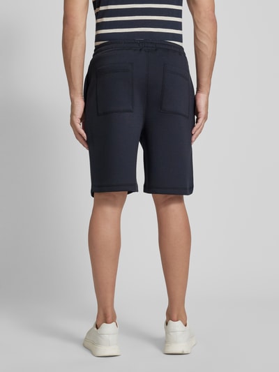 Casual Friday Regular fit sweatpants met tunnelkoord, model 'Salomon' Marineblauw - 5