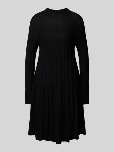 Hemisphere Knielanges Kleid mit Rundhalsausschnitt Black 2