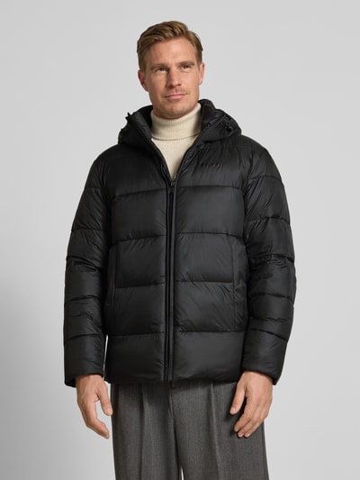 BOSS Regular Fit Steppjacke mit Kapuze Modell 'CIKORO' Black 4