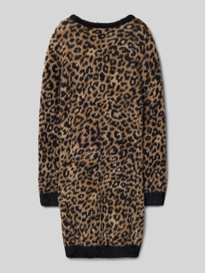 Guess Strickkleid mit Label-Detail Black 3