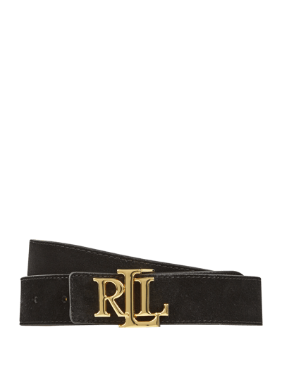 Lauren Ralph Lauren Leren riem met logo-sluiting  Zwart - 1