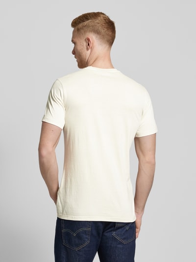 Barbour T-shirt met labelprint Steengrijs - 5