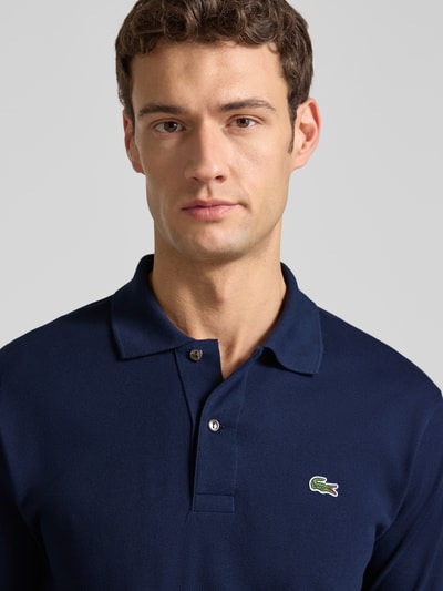 Lacoste Poloshirt mit Label-Stitching Modell 'L.12.12 CORE' Marine 3