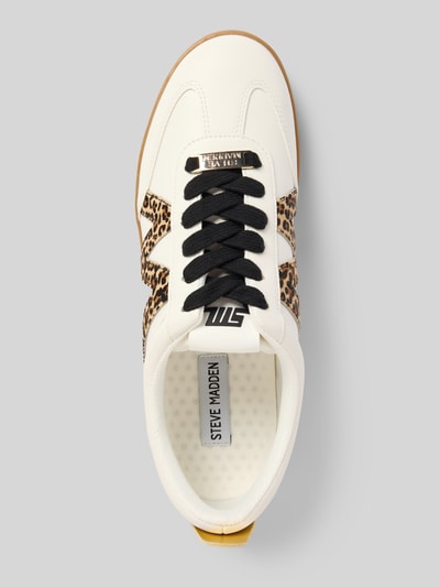 Steve Madden Ledersneaker mit Label-Applikation Modell 'DEGREE' Offwhite 3