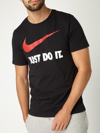 Nike Athletic Cut T-Shirt mit Logo-Print  Black 5