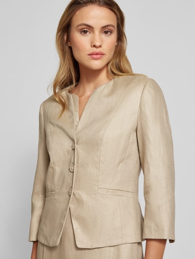 WHITE LABEL Blazer mit Leistentaschen Sand 3