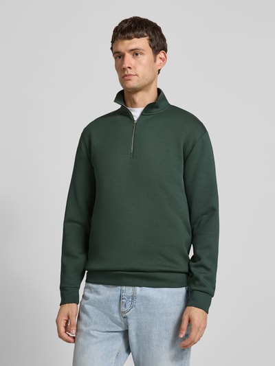 SELECTED HOMME Regular Fit Sweatshirt aus Viskose-Mix Modell 'EMANUEL' Dunkelgruen 4