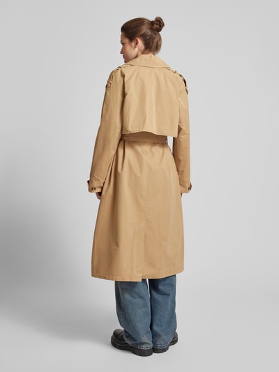 Pepe Jeans Trenchcoat met strikceintuur, model 'BIANCA' Beige - 5