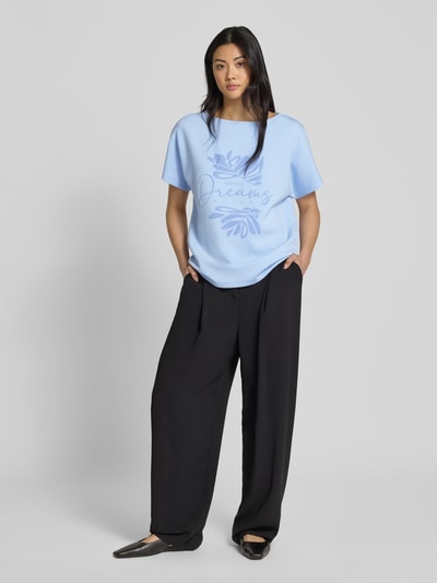 Christian Berg Woman T-Shirt mit Rundhalsausschnitt Bleu 1