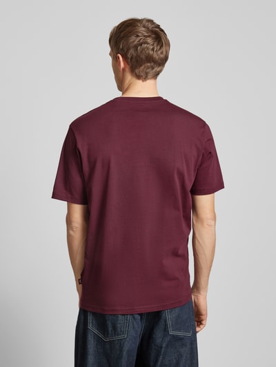 Dickies T-Shirt mit Label-Print Modell 'MAPLETON' Bordeaux 5