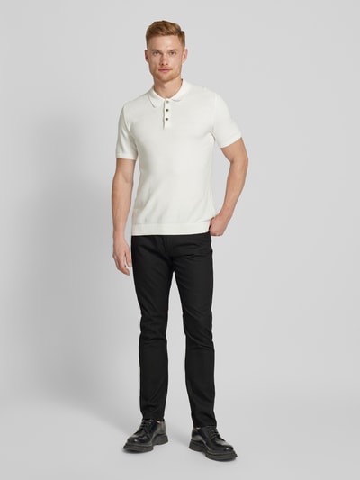 Emporio Armani Regular fit broek in 5-pocketmodel Zwart - 1