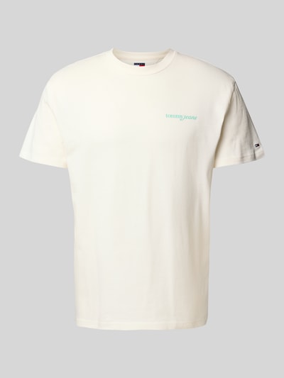 Tommy Jeans Regular fit T-shirt van puur katoen Offwhite - 2