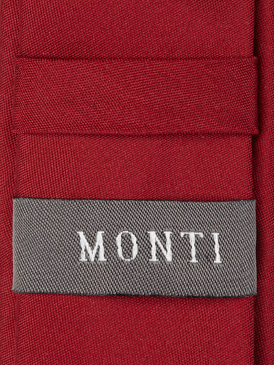 Monti Stropdas van pure zijde (5 cm) Rood - 2