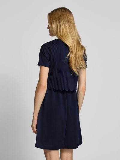 GUIDO MARIA KRETSCHMER WOMAN Knielanges Kleid mit Strukturmuster Modell 'Lilian' Dunkelblau 5