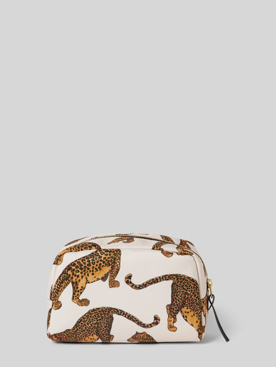 WOUF Kosmetiktasche mit Motiv-Print Modell 'The Leopard' Sand 2