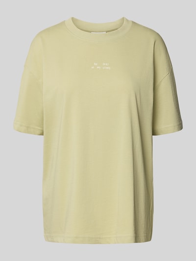 Marc O'Polo Denim Regular fit T-shirt van puur katoen Rietgroen - 2