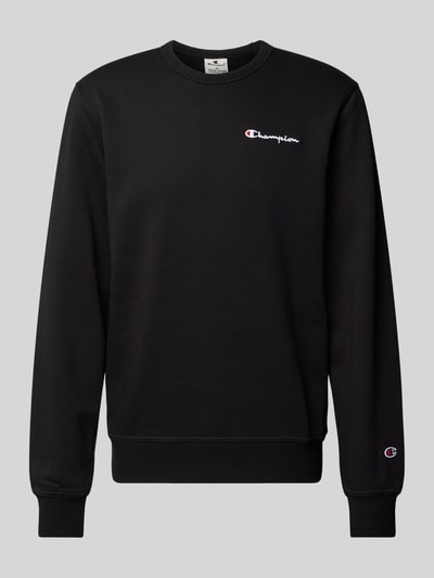 CHAMPION Sweatshirt met labelstitchings Zwart - 2