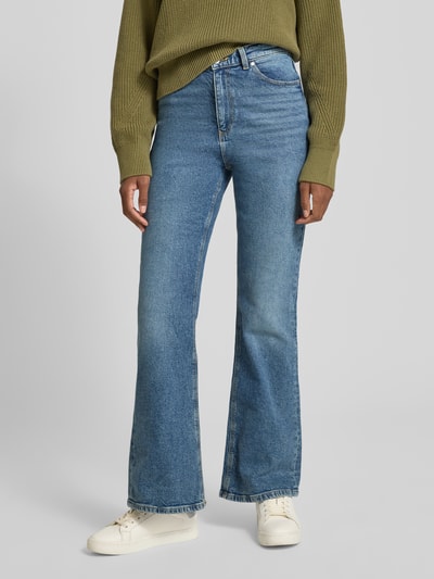 Jake*s Casual Jeansy z poszerzaną nogawką i 5 kieszeniami Jeansowy niebieski 4