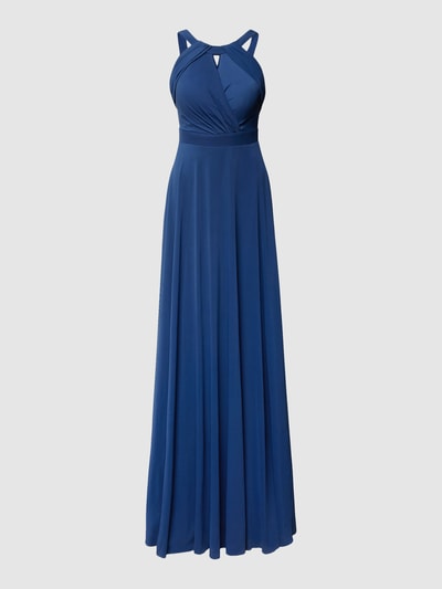 TROYDEN COLLECTION Abendkleid mit Neckholder Bleu 2