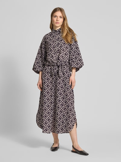 Christian Berg Woman Relaxed fit blouse met 3/4-mouwen Zwart - 1