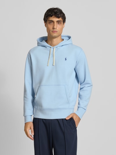Polo Ralph Lauren Regular Fit Hoodie mit Logo-Stitching Hellblau 4