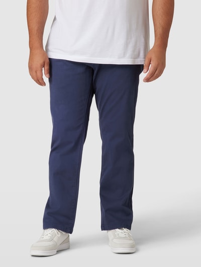 Jack & Jones Plus PLUS SIZE Stoffhose mit Knopf- und Reißverschluss Modell 'MARCO' Dunkelblau 4